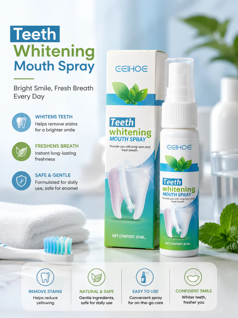 Eelhoe Teeth Whitening & Fresh Breath Mouth Spray | Fast UAE Delivery