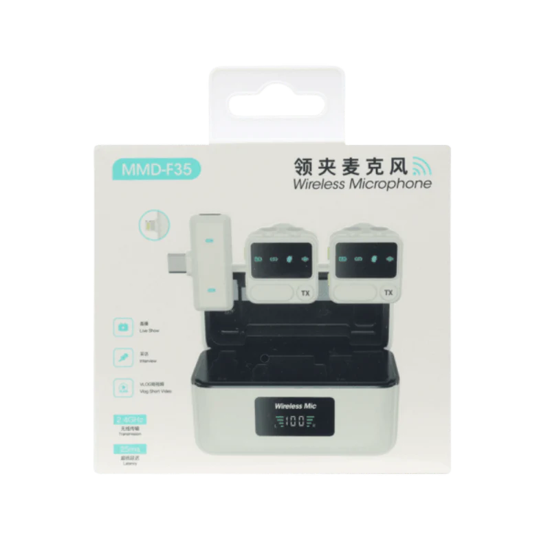 MMD Wireless Microphone UAE | Clip-on Lavalier Mic for Phones