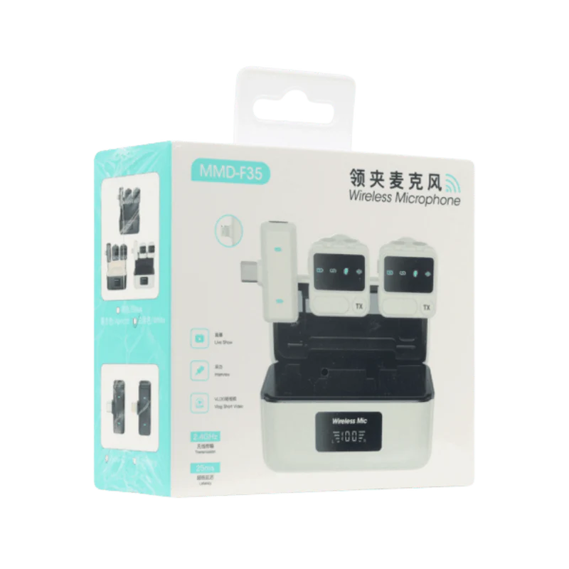 MMD Wireless Microphone UAE | Clip-on Lavalier Mic for Phones