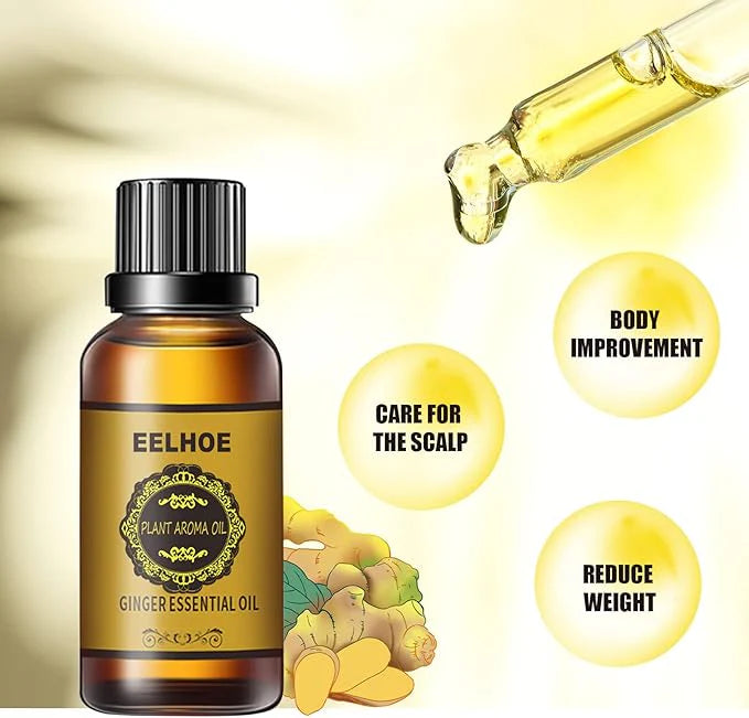 EELHOE Belly Drainage Ginger Essential Oil (30ml)