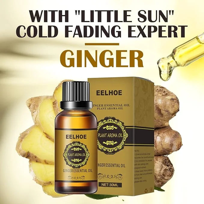 EELHOE Belly Drainage Ginger Essential Oil (30ml)