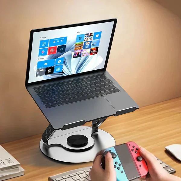 Soloffer Adjustable Laptop Stand UAE | Ergonomic Aluminum Riser
